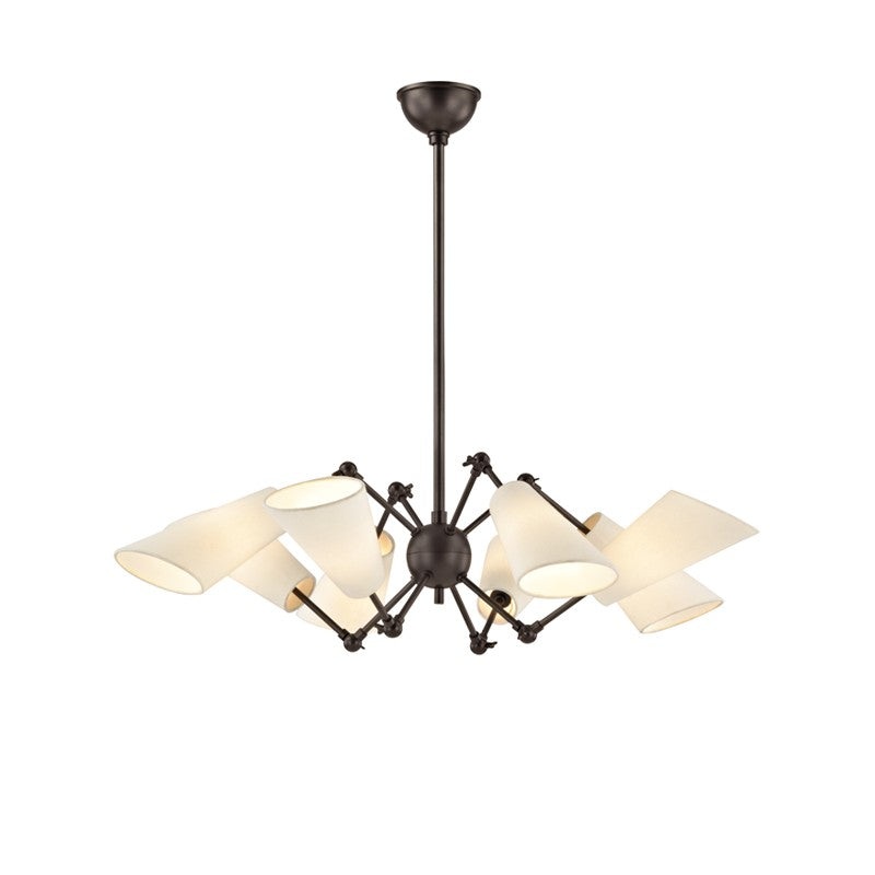 Hudson Valley 5308-OB Buckingham Eight Light Chandelier, Old Bronze (Discontinued)