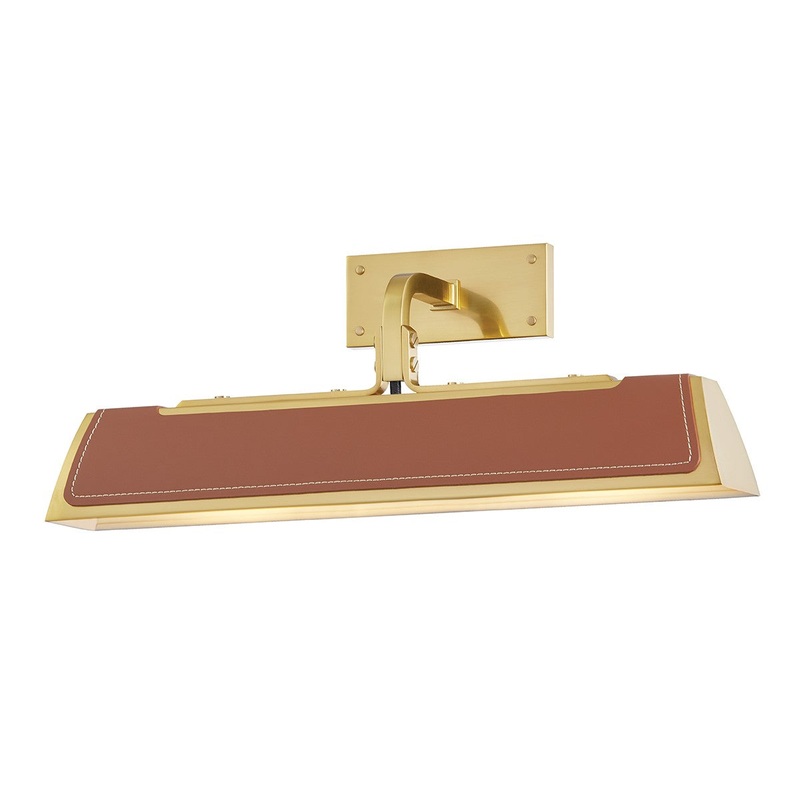 Hudson Valley 5318-AGB Holtsville Two Light Wall Sconce, Aged Brass