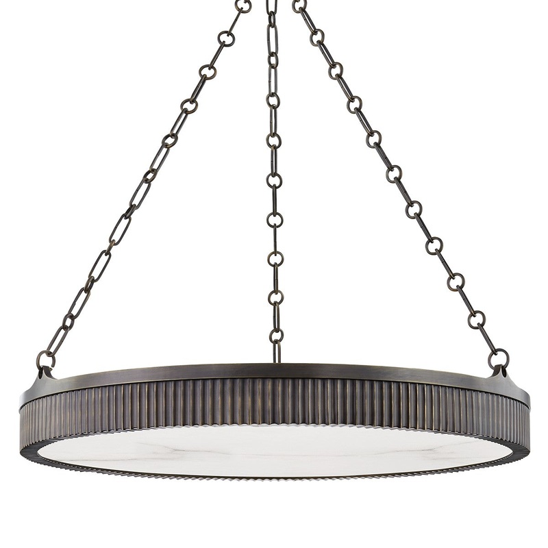 Hudson Valley 532-DB Lynden Eight Light Pendant, Distressed Bronze