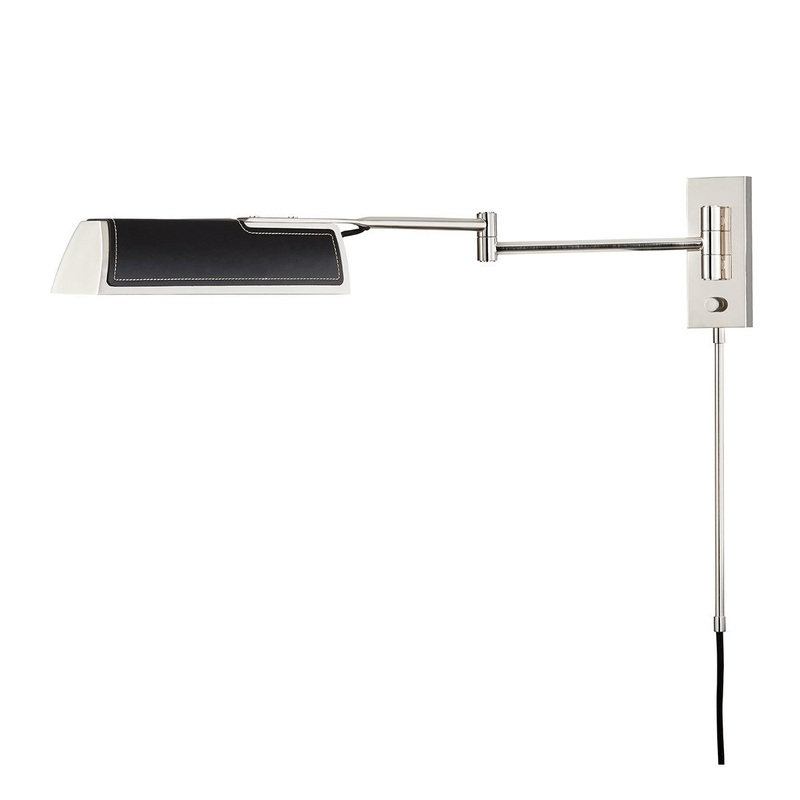 Hudson Valley 5331-BN Holtsville One Light Swing Arm Wall Sconce, Burnished Nickel (Discontinued)