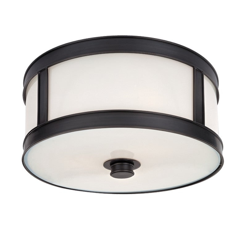 Hudson Valley 5510-OB Patterson One Light Flush Mount, Old Bronze (Discontinued)
