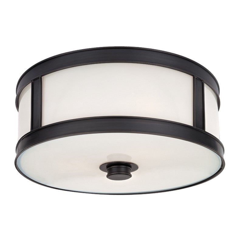 Hudson Valley 5513-OB Patterson Two Light Flush Mount, Old Bronze (Discontinued)