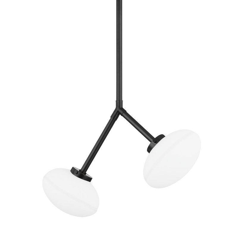 Hudson Valley 5530-OB Wagner Two Light Pendant, Old Bronze (Discontinued)
