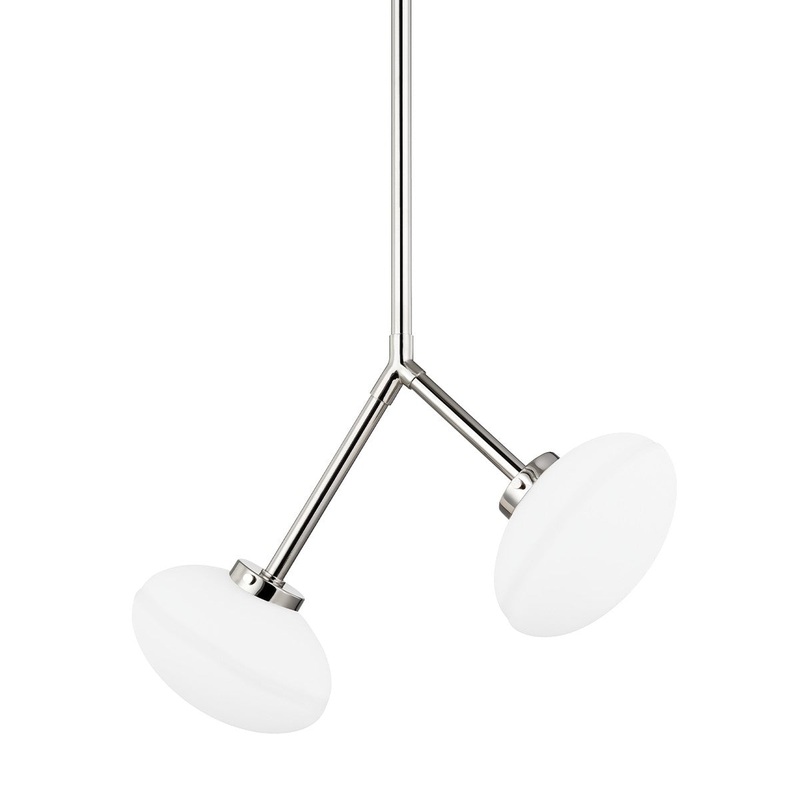 Hudson Valley 5530-PN Wagner Two Light Pendant, Polished Nickel (Discontinued)