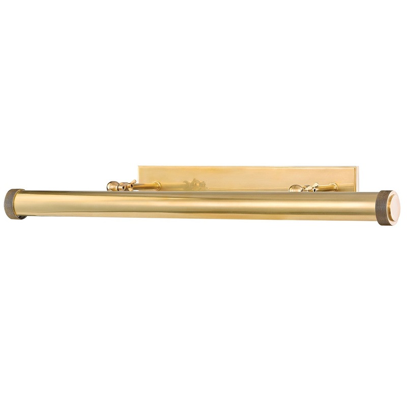 Hudson Valley 5830-AGB Ridgewood Four Light Picture Light, Aged Brass