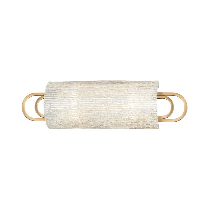 Hudson Valley 5842-AGB Buckley Two Light Bath Bracket, Aged Brass