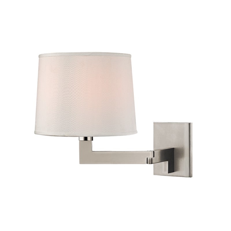 Hudson Valley 5941-PN Fairport One Light Wall Sconce, Polished Nickel