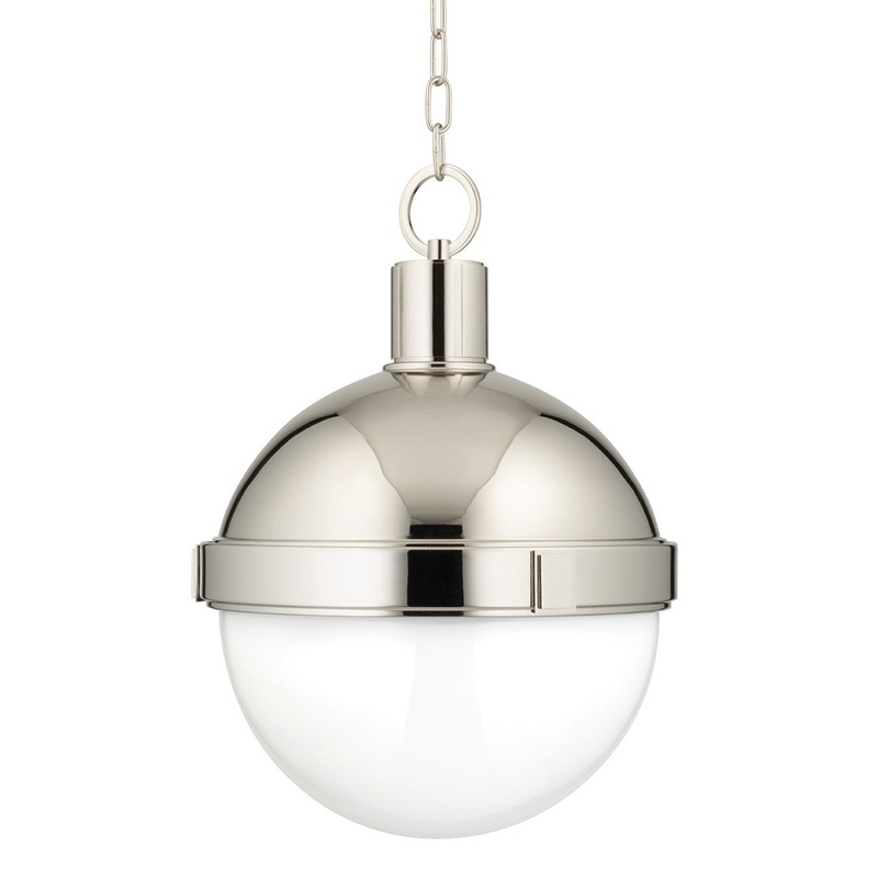 Hudson Valley 615-PN Lambert One Light Pendant, Polished Nickel (Discontinued)
