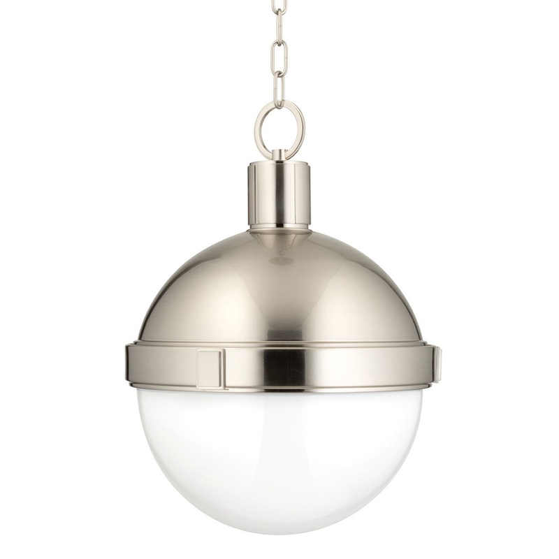 Hudson Valley 615-SN Lambert One Light Pendant, Satin Nickel (Discontinued)