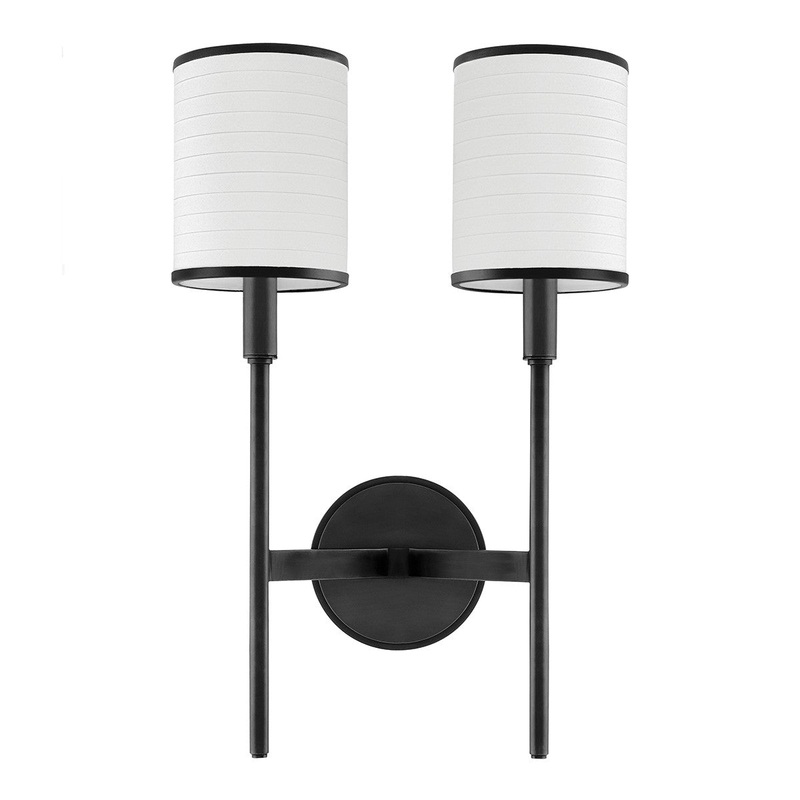 Hudson Valley 622-OB Aberdeen Two Light Wall Sconce, Old Bronze (Discontinued)