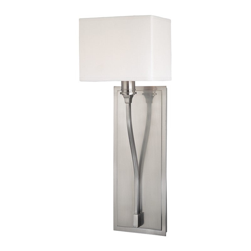 Hudson Valley 641-SN Selkirk One Light Wall Sconce, Satin Nickel (Discontinued)