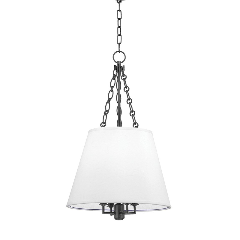 Hudson Valley 6415-OB Burdett Four Light Pendant, Old Bronze