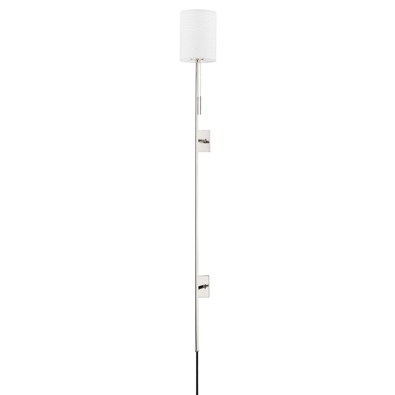 Hudson Valley 6420-PN Jennings One Light Wall Sconce, Polished Nickel (Discontinued)