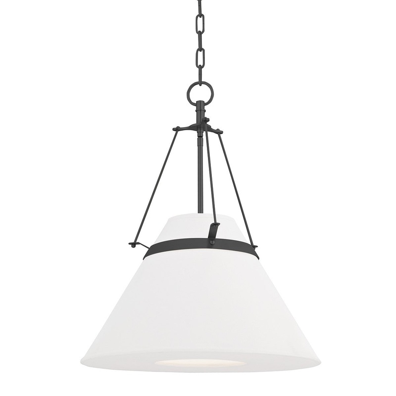 Hudson Valley 6421-OB Clemens One Light Pendant, Old Bronze
