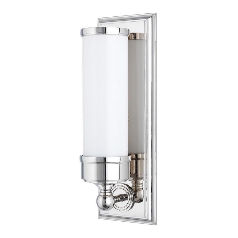 Hudson Valley 371-PN Everett One Light Bath Bracket, Polished Nickel
