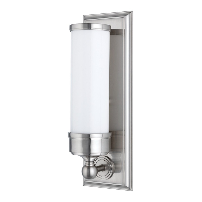 Hudson Valley 371-SN Everett One Light Bath Bracket, Satin Nickel