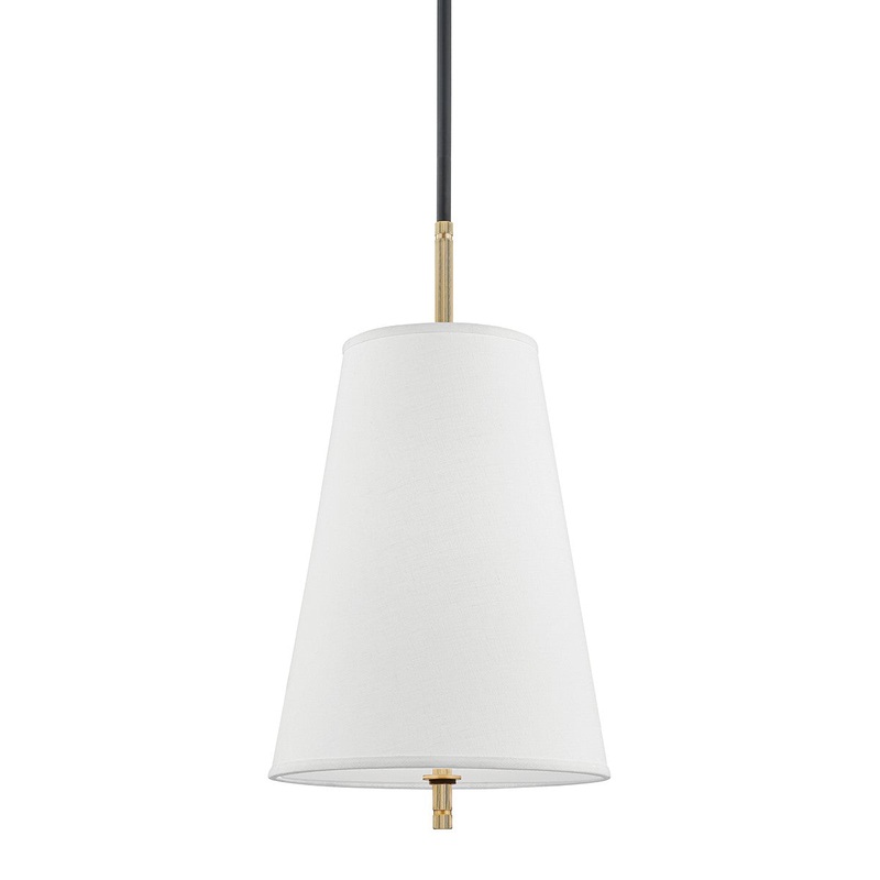Hudson Valley 3715-AOB Bowery One Light Pendant, Aged Old Bronze