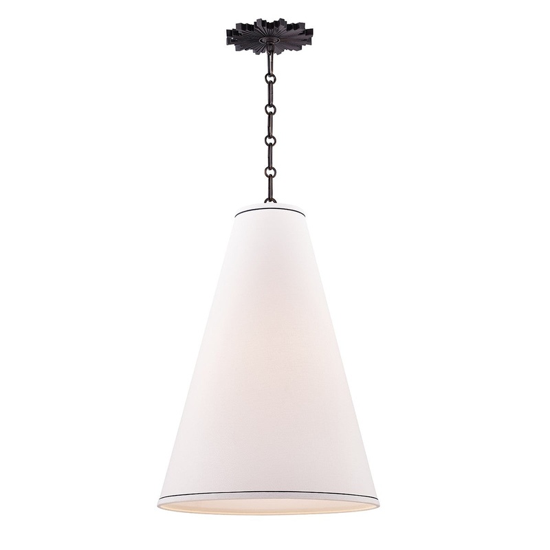 Hudson Valley 3916-OB Worth One Light Pendant, Old Bronze