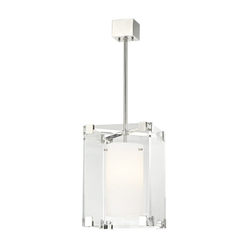 Hudson Valley 4125-PN Achilles One Light Pendant, Polished Nickel