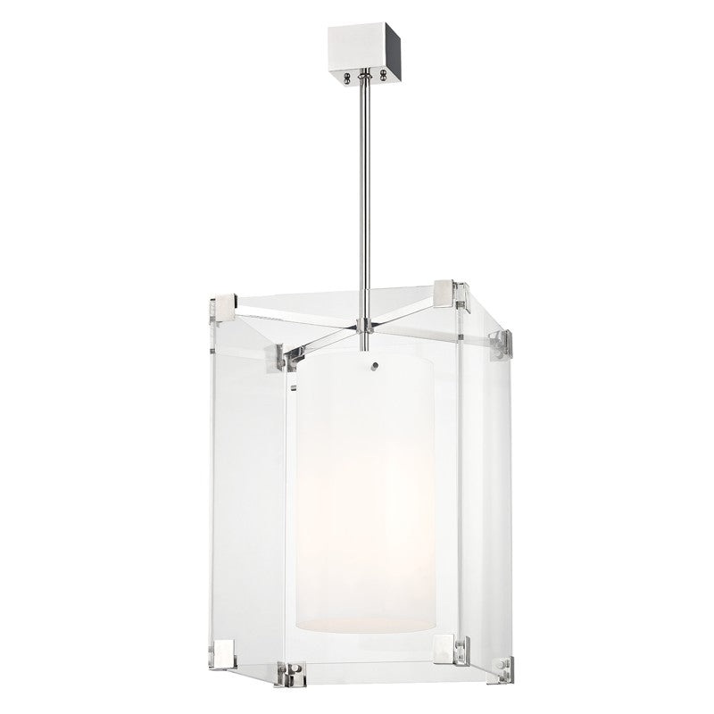 Hudson Valley 4132-PN Achilles Three Light Pendant, Polished Nickel