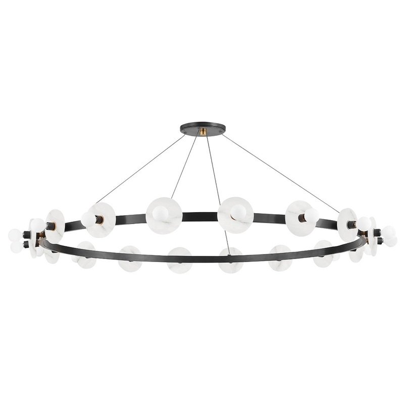 Hudson Valley 4258-AOB Austen 18 Light Chandelier, Aged Old Bronze