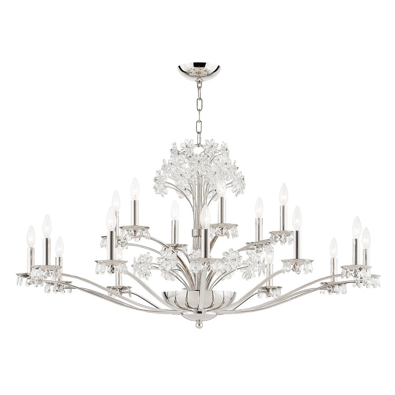 Hudson Valley 4452-PN Beaumont 20 Light Chandelier, Polished Nickel (Discontinued)