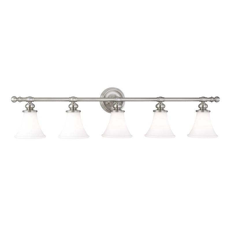 Hudson Valley 4505-SN Weston Five Light Bath Bracket, Satin Nickel (Discontinued)