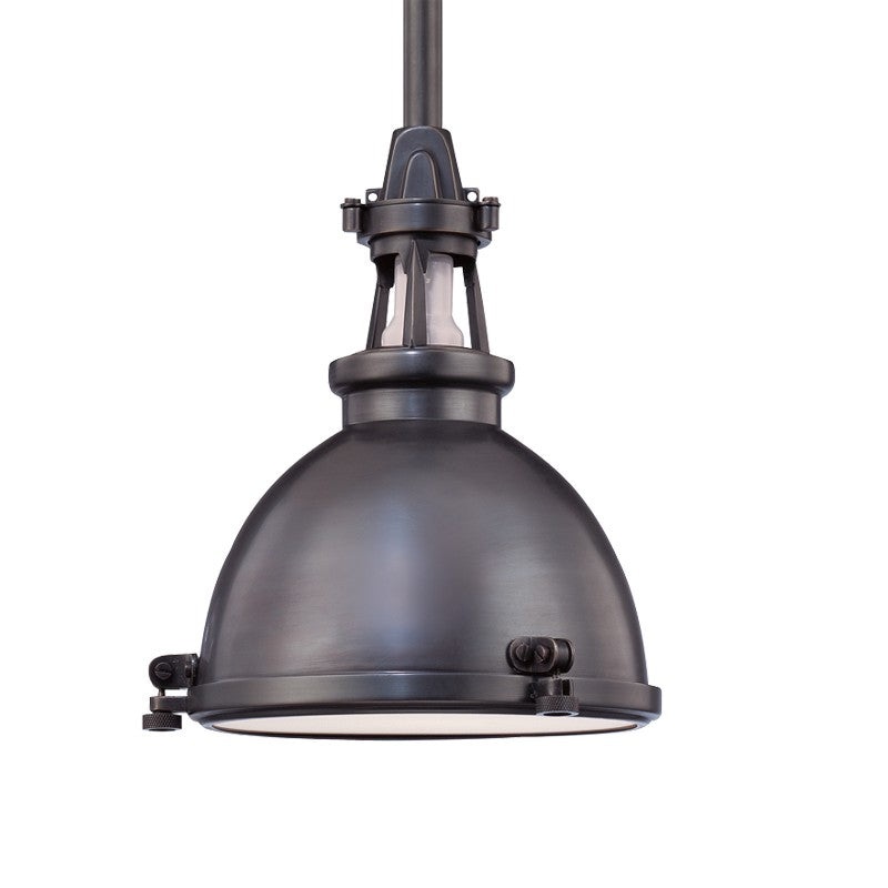 Hudson Valley 4614-OB Massena One Light Pendant, Old Bronze (Discontinued)