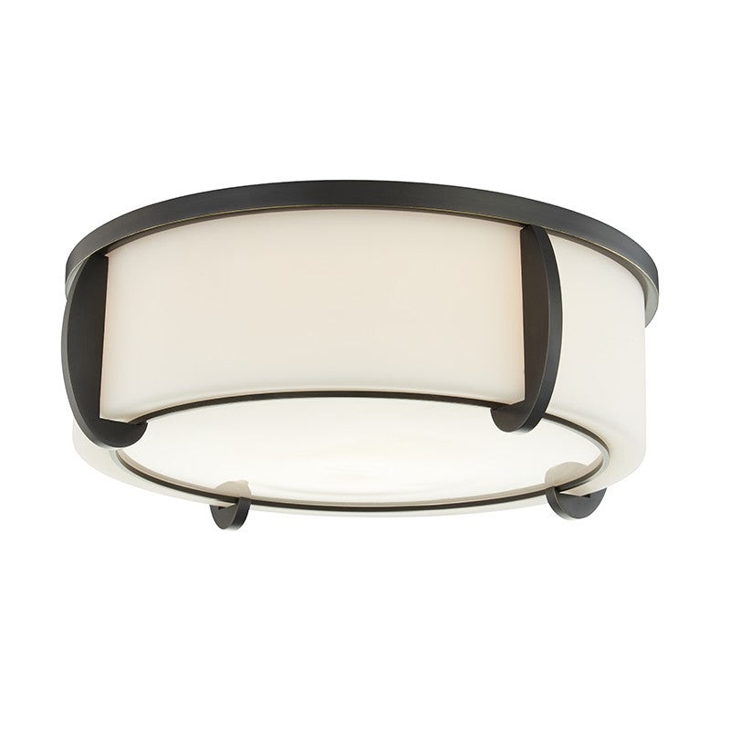 Hudson Valley 4616-OB Talon Three Light Flush Mount, Old Bronze