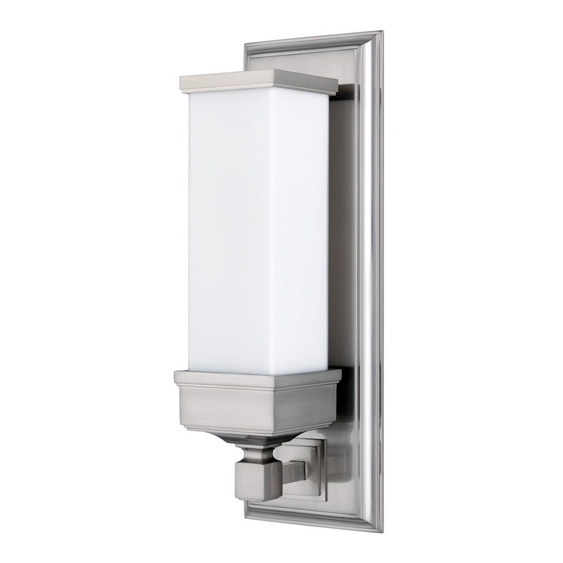 Hudson Valley 471-SN Everett One Light Wall Sconce, Satin Nickel (Discontinued)