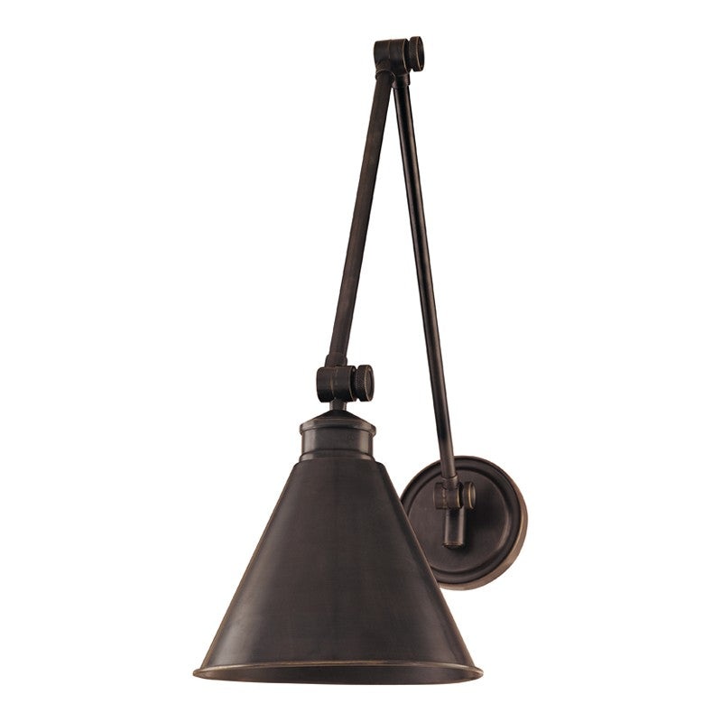 Hudson Valley 4721-OB Exeter One Light Wall Sconce, Old Bronze