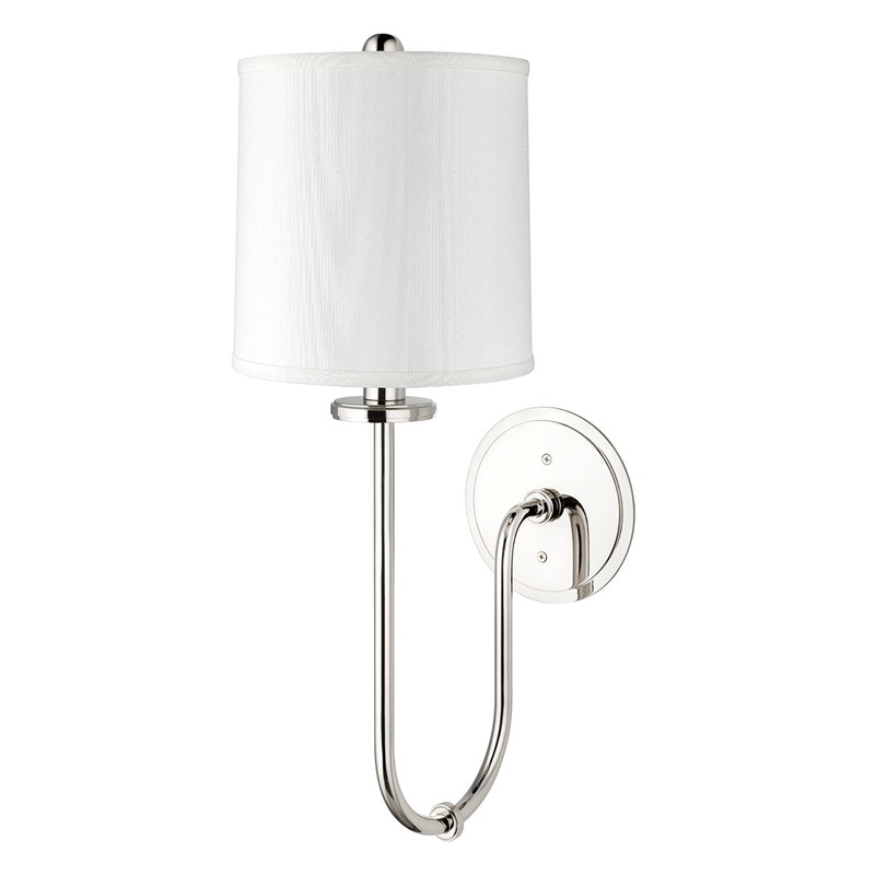 Hudson Valley 511-PN Jericho One Light Wall Sconce, Polished Nickel