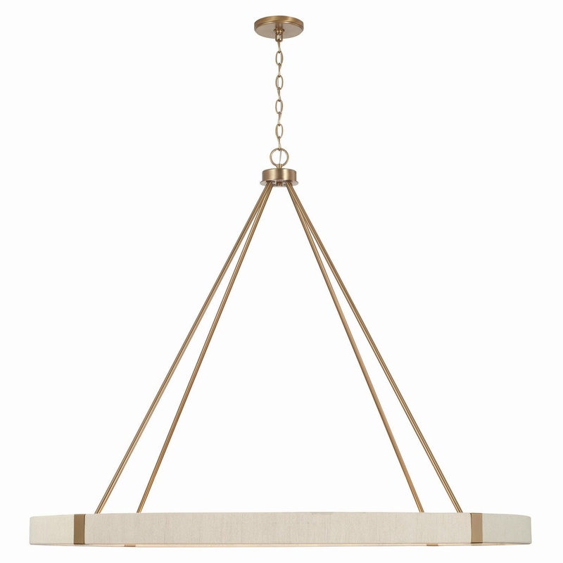 Capital Lighting 449801MA Delaney 12 Light Chandelier, Matte Brass