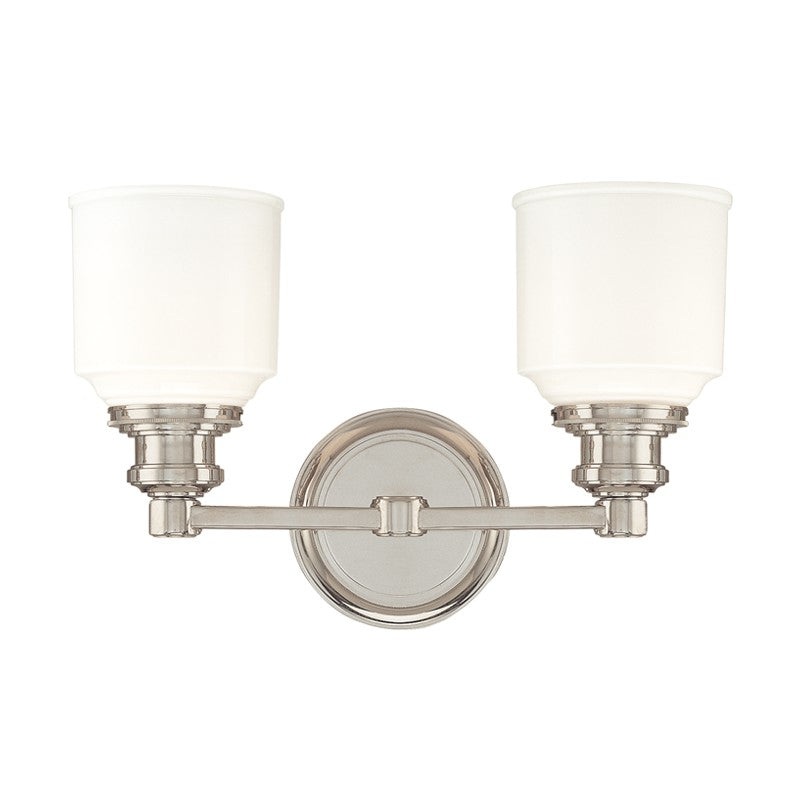 Hudson Valley 3402-PN Windham Two Light Bath Bracket, Polished Nickel