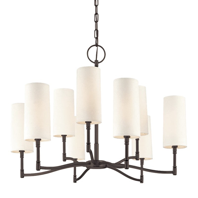 Hudson Valley 369-OB Dillon Nine Light Chandelier, Old Bronze