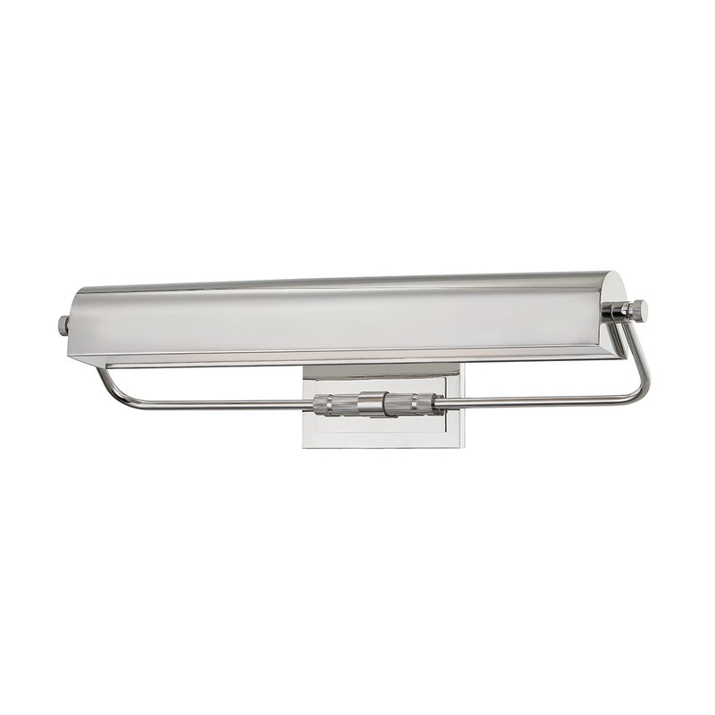 Hudson Valley 3723-PN Bowery Two Light Picture Light, Polished Nickel (Discontinued)