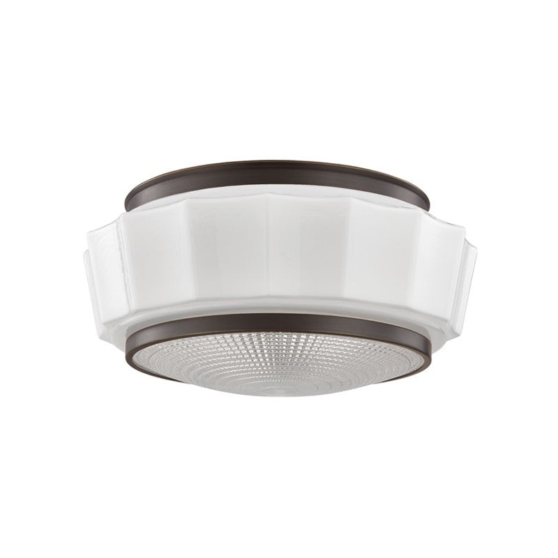 Hudson Valley 3814F-OB Odessa Two Light Flush Mount, Old Bronze (Discontinued)