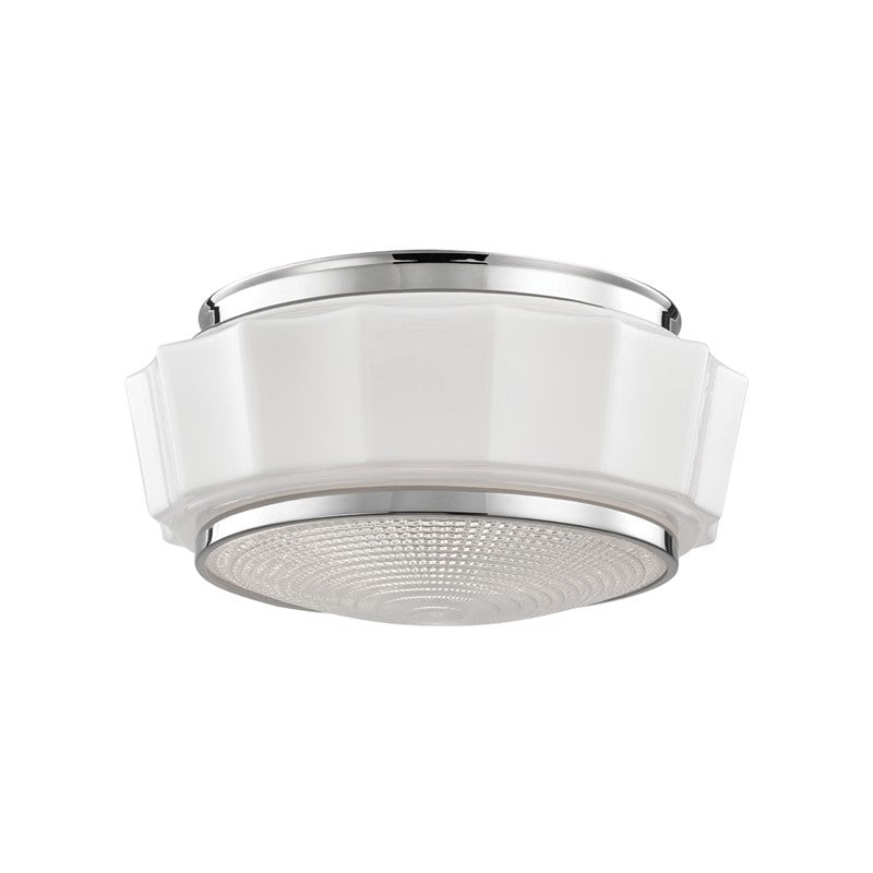 Hudson Valley 3814F-PN Odessa Two Light Flush Mount, Polished Nickel (Discontinued)