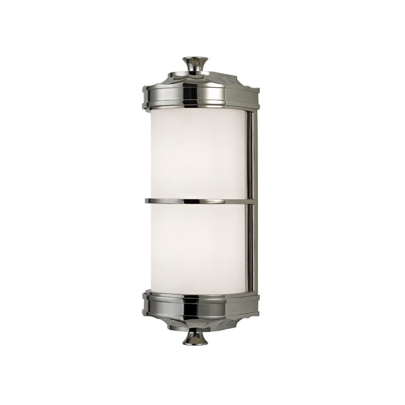 Hudson Valley 3831-PN Albany One Light Wall Sconce, Polished Nickel (Discontinued)