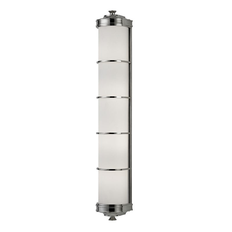 Hudson Valley 3833-PN Albany Four Light Wall Sconce, Polished Nickel