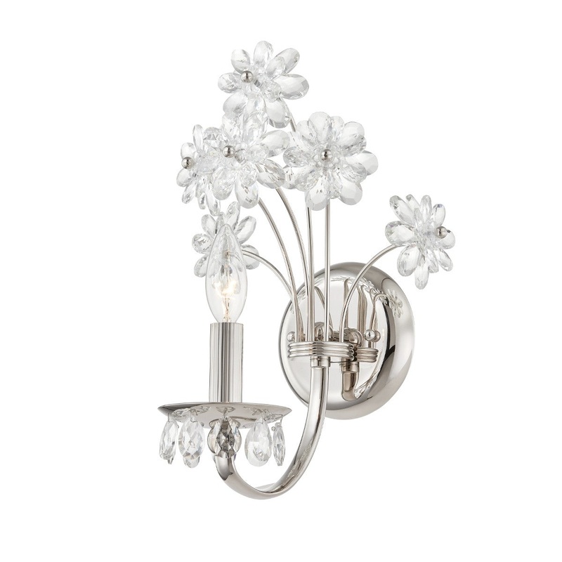 Hudson Valley 4402-PN Beaumont One Light Wall Sconce, Polished Nickel (Discontinued)