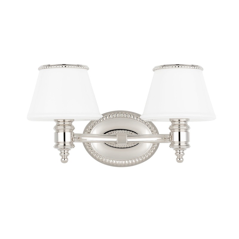 Hudson Valley 4942-PN Richmond Two Light Bath Bracket, Polished Nickel