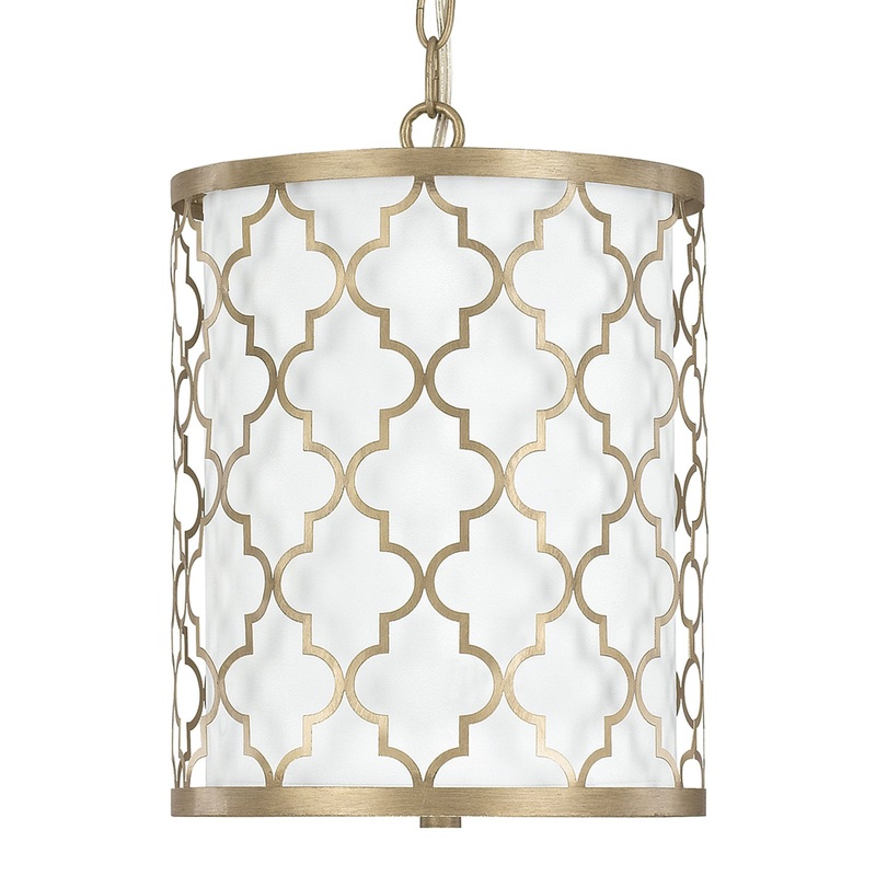 Capital Lighting 4544BG-579 Ellis Two Light Pendant, Brushed Gold (Discontinued)