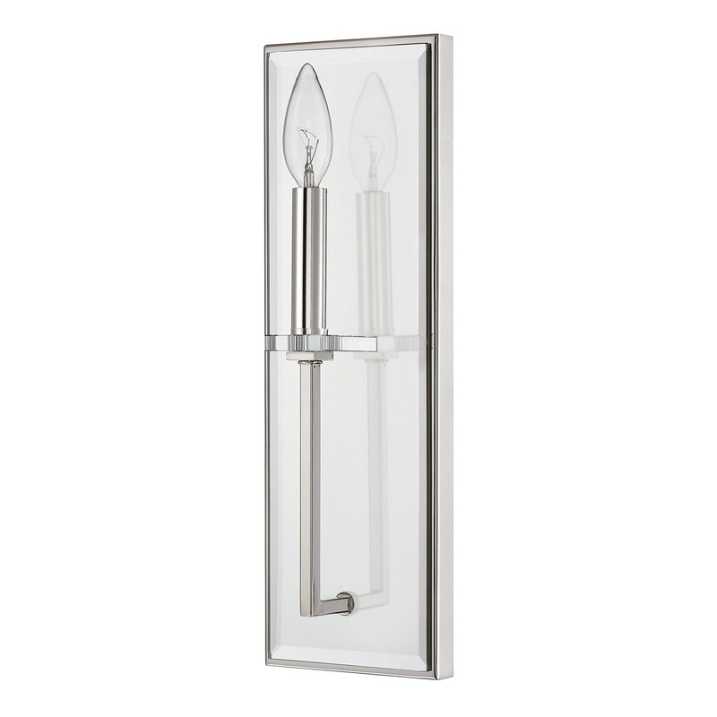 Capital Lighting 4811PN Morgan One Light Wall Sconce, Polished Nickel (Discontinued)