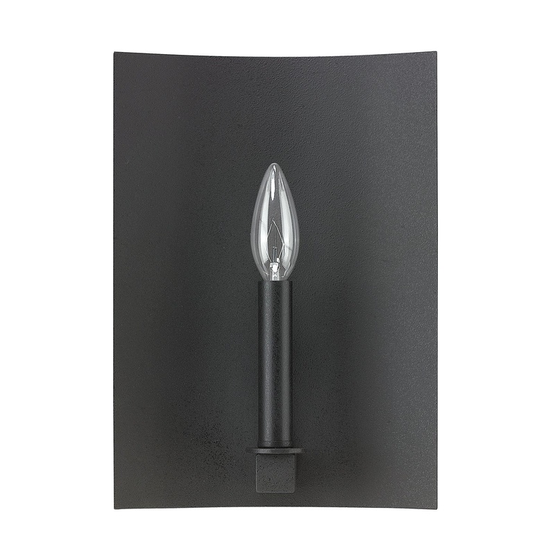 Capital Lighting 4911BI Pearson One Light Wall Sconce, Black Iron