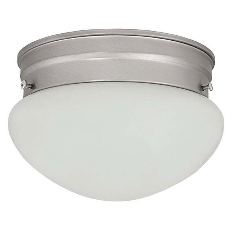 Capital Lighting 5358MN Scott Two Light Flush Mount, Matte Nickel