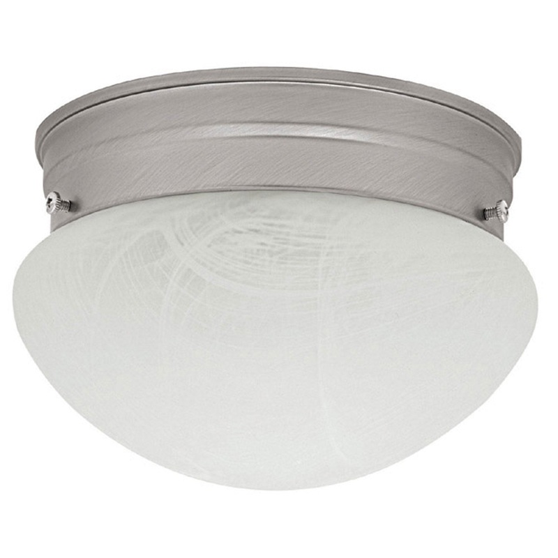 Capital Lighting 5678MN Scott Two Light Flush Mount, Matte Nickel