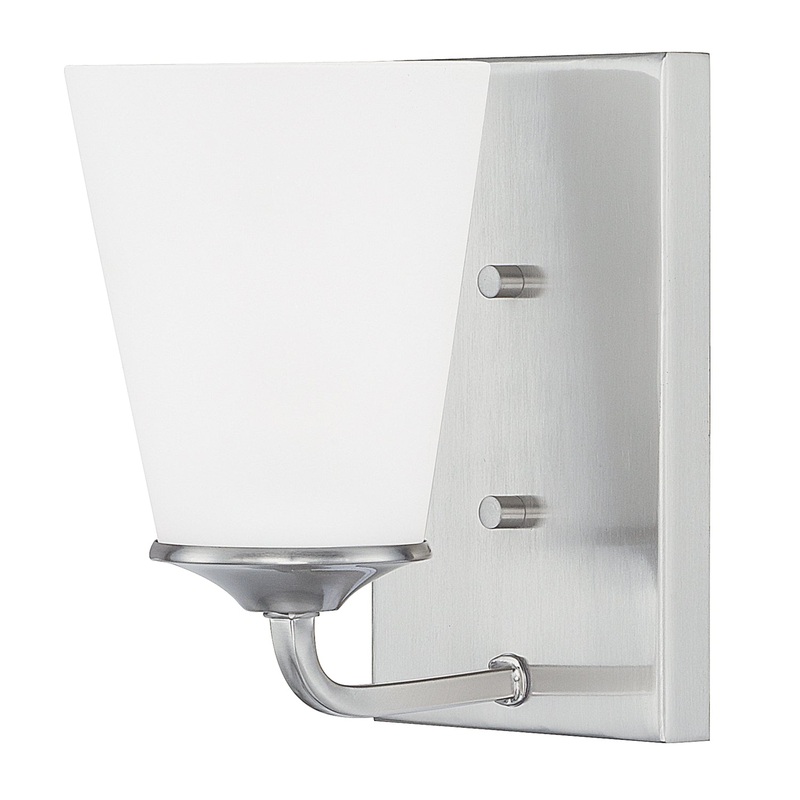 Capital Lighting 614111BN-331 Braylon One Light Wall Sconce, Brushed Nickel (Discontinued)