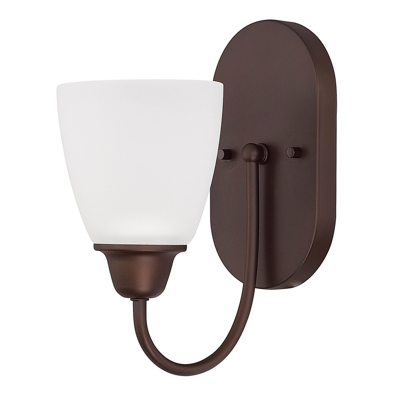 Capital Lighting 615111BZ-337 Trenton One Light Wall Sconce, Bronze (Discontinued)