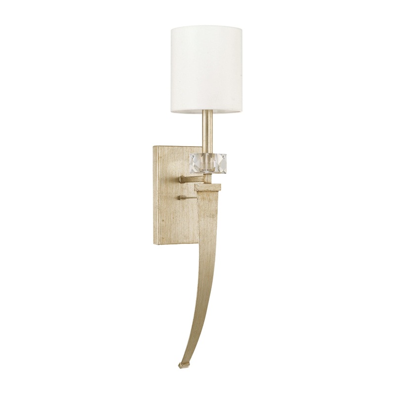 Capital Lighting 628111WG-565 Karina One Light Wall Sconce, Winter Gold (Discontinued)